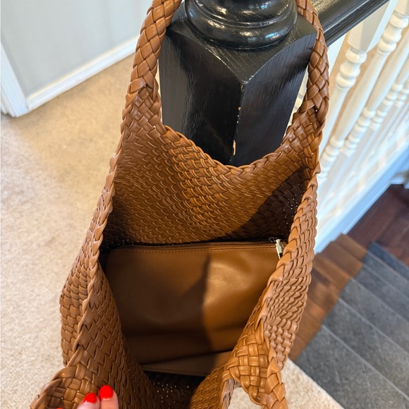 Brown Woven Tote Bag - Picture 3 of 3